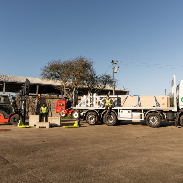 Concrete Block and Marquee Ballast Delivery