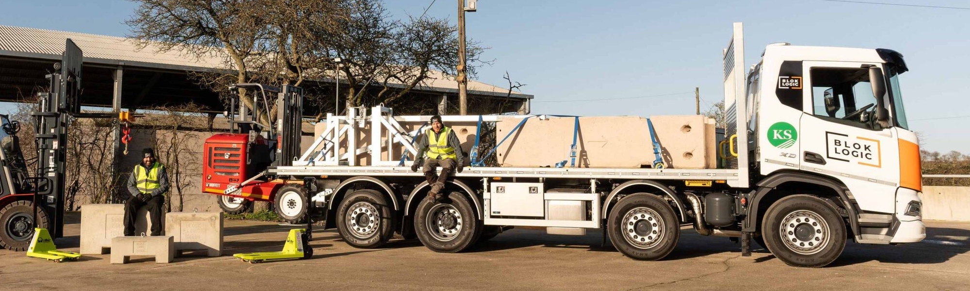 Blok Logic Concrete Hire Vehicles and Kit