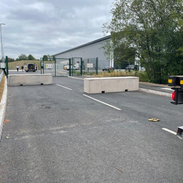 5 Tonne Blocks to Secure a Commercial Property Site
