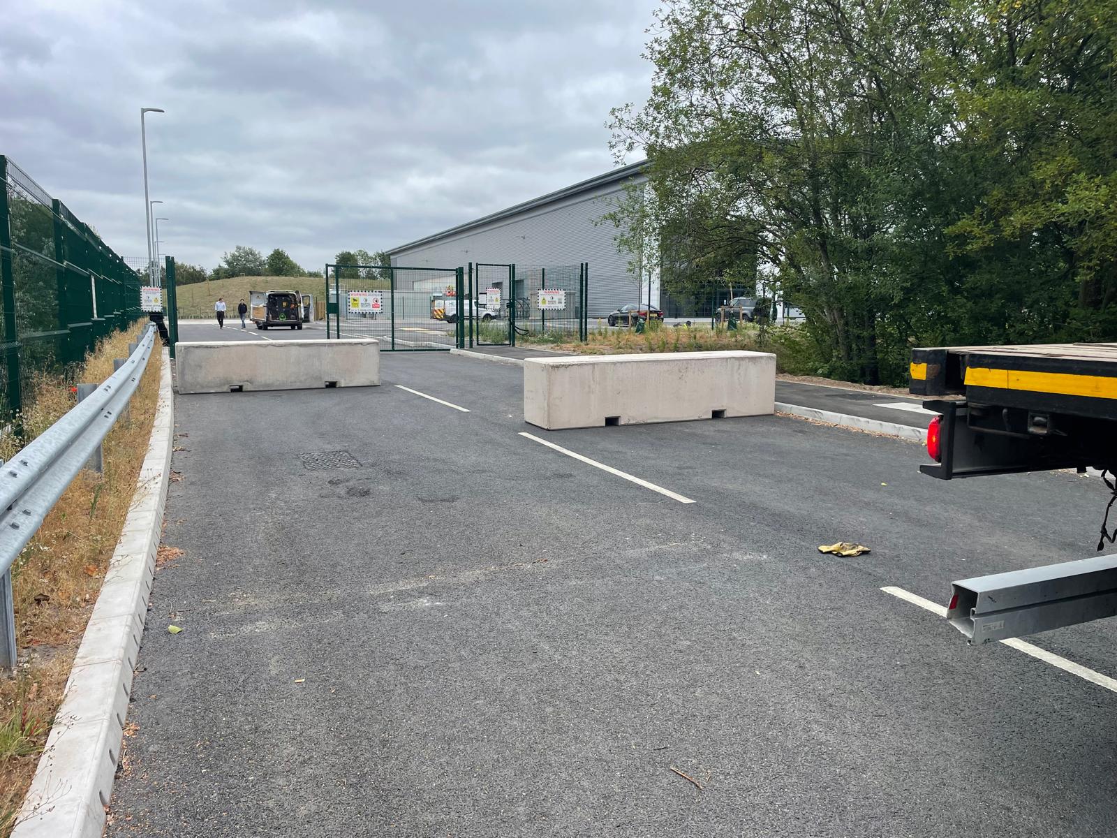 5 Tonne Blocks to Secure a Commercial Property Site