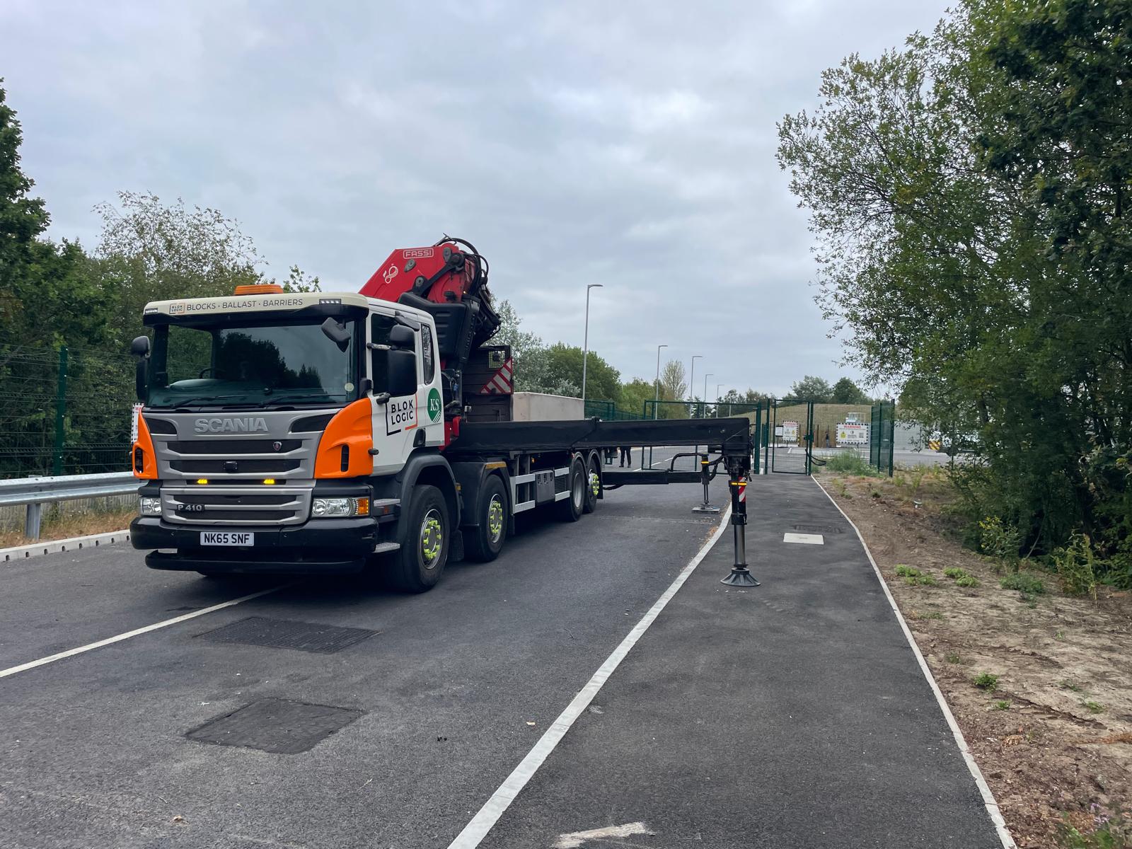 5 Tonne Blocks to Secure Commercial Property